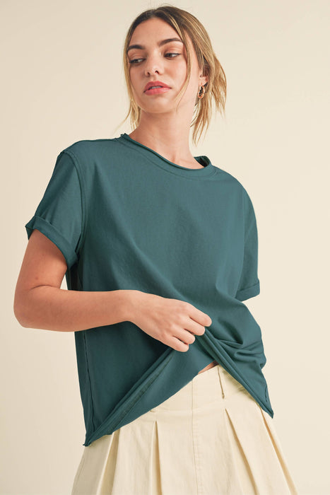 Women’s Mali Baby Tee Short Sleeve Shirt | Everyday Boutique Fashion