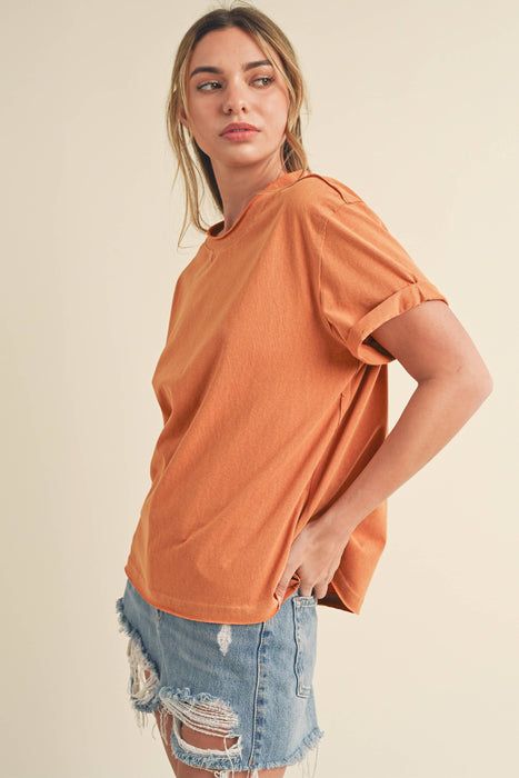 Women’s Mali Baby Tee Short Sleeve Shirt | Everyday Boutique Fashion