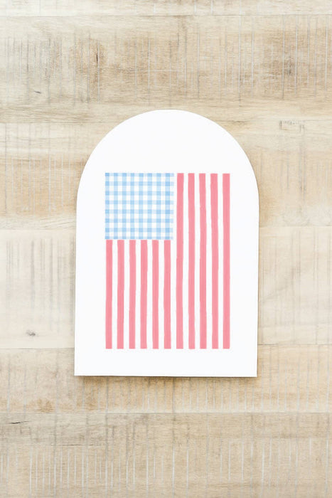 Gingham Flag, Arch | 4th of July, Summer 2026