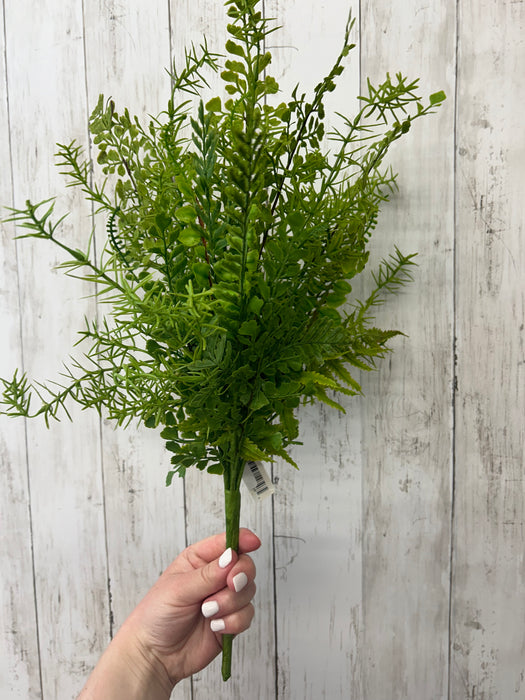 Artificial 19.5" Real Touch Mixed Fern Stems