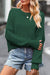 cozy fall and winter women's sweater crop sweater