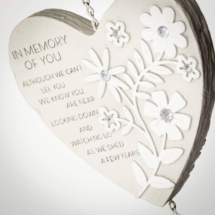 In Memory Of You Heart Crystal
