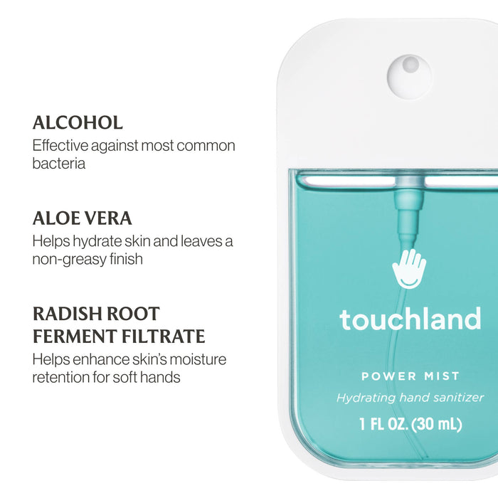 Touchland  Blue Sandalwood Power Mist Hydrating Hand Sanitizer