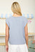 Raw edge detail sweater vest comfortable layering piece
