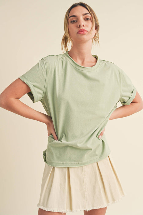 Women’s Mali Baby Tee Short Sleeve Shirt | Everyday Boutique Fashion