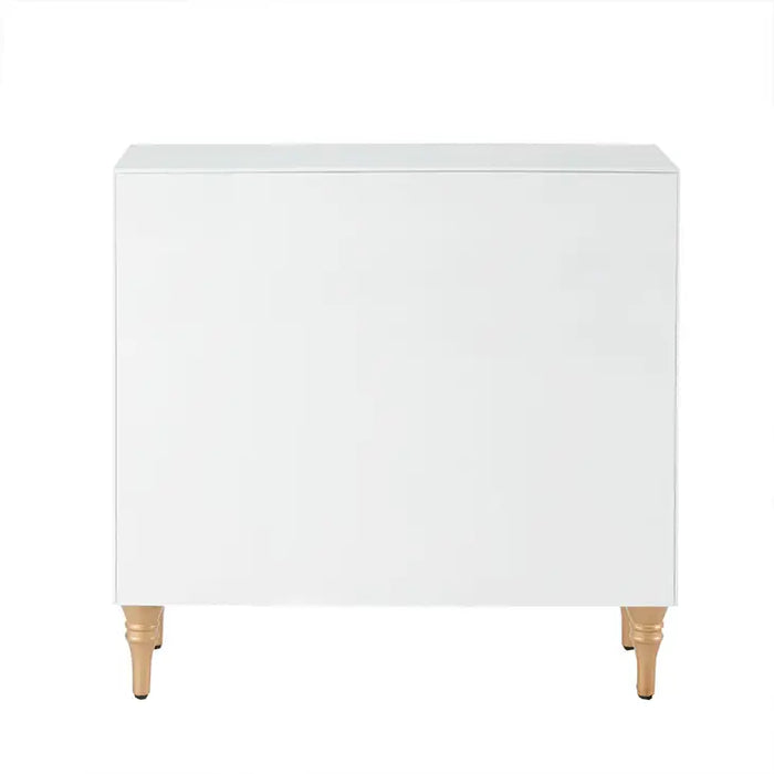 White 3 Drawer Chest