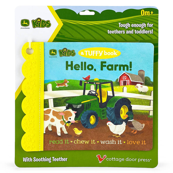 John Deere Kids Hello, Farm!  (Tuffy Teether IndestructibleChildren's Book)