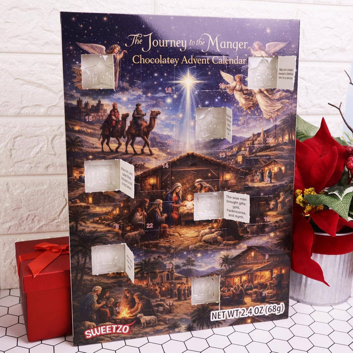 Journey to the Manger Christmas Chocolate Candy Advent Calendar
