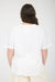 Curvy fit cotton tee with exposed seams and relaxed silhouette