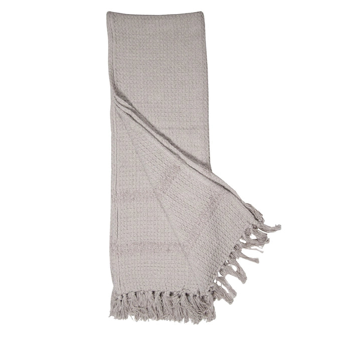 Hand Woven Wilhelmine Throw Gray