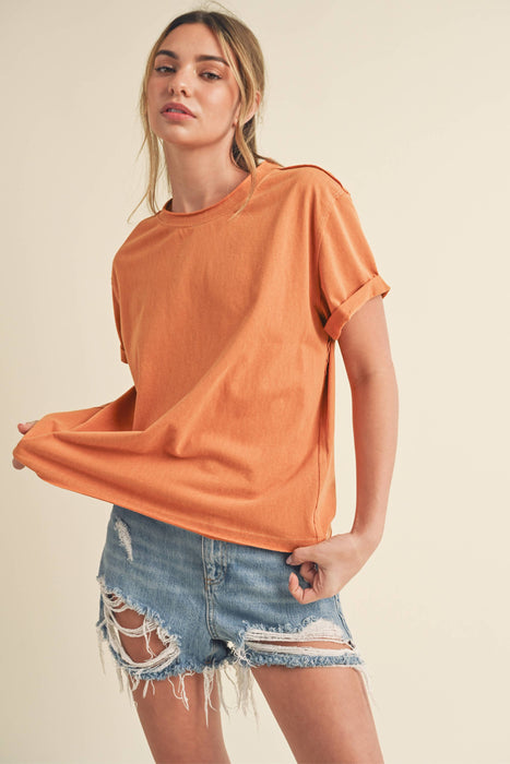 Women’s Mali Baby Tee Short Sleeve Shirt | Everyday Boutique Fashion