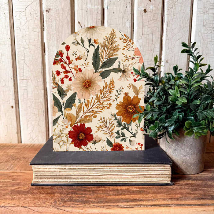 Floral Arched Shelf Sitter