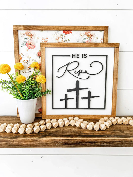 He Is Risen Sign