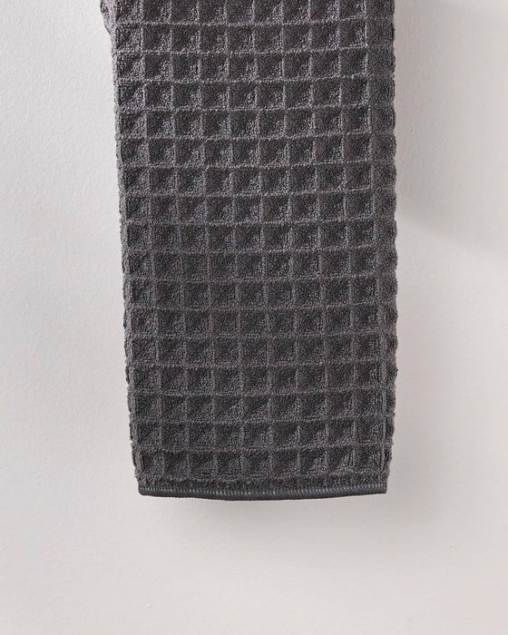Charcoal Waffle Hand Towel