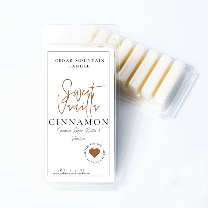 Sweet Vanilla Cinnamon Wax Melts - 5.5 oz