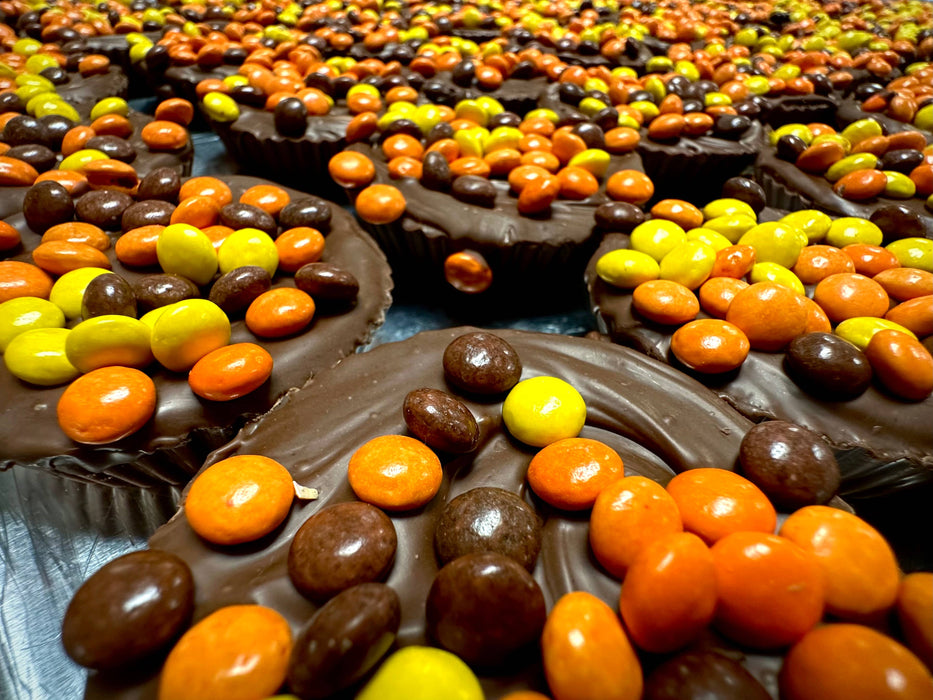 Jumbo Milk Chocolate “Reese Pieces” Peanut Butter Cups w/Bow