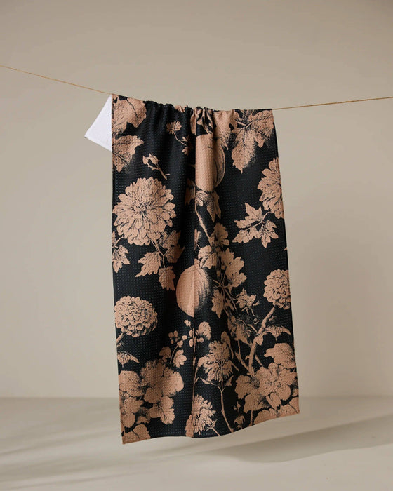 Haunted Harvest Geometry Brand Tea Towel