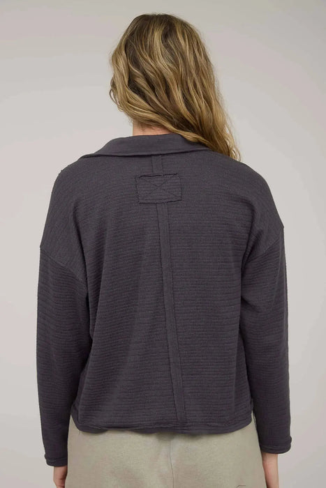 Trendy women’s polo top Midwest boutique near Rochester MN