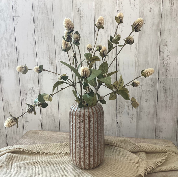 Artificial  27" Globosa/ Banksia Stems