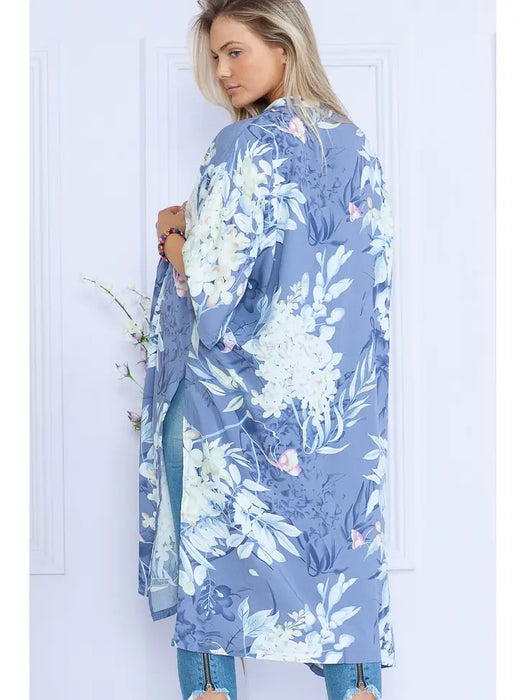 Blue Duster Kimono