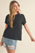 Everyday women’s boutique basic tee with comfortable soft stretch fabric fit