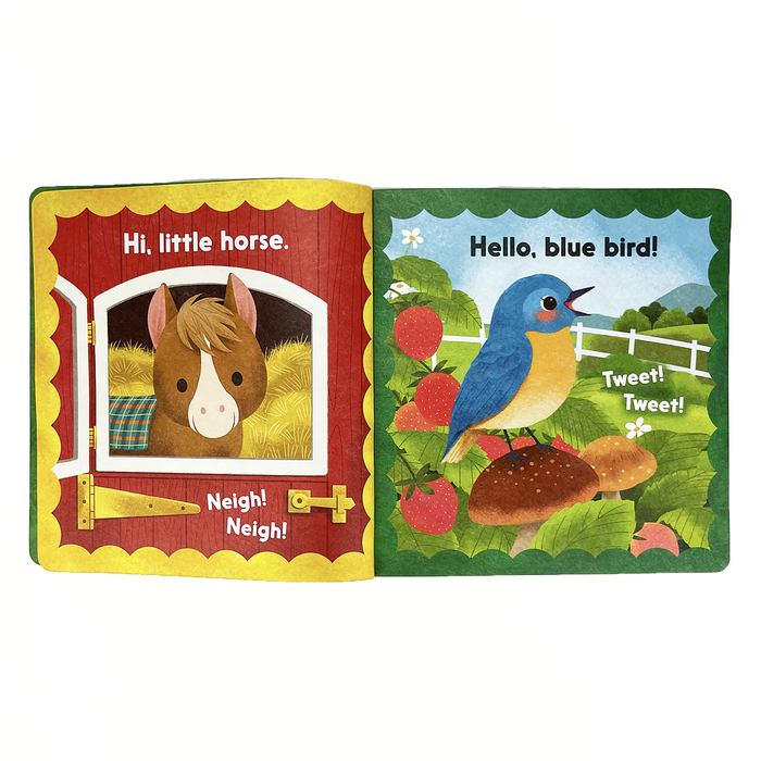 John Deere Kids Hello, Farm!  (Tuffy Teether IndestructibleChildren's Book)