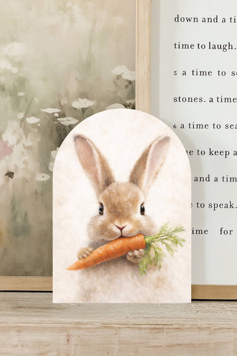 Bunny Eating Carrot, Arch | Easter 2026