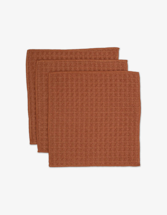 Clay Waffle Washcloth Set