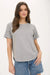 Casual raw edge cotton top boutique clothing display