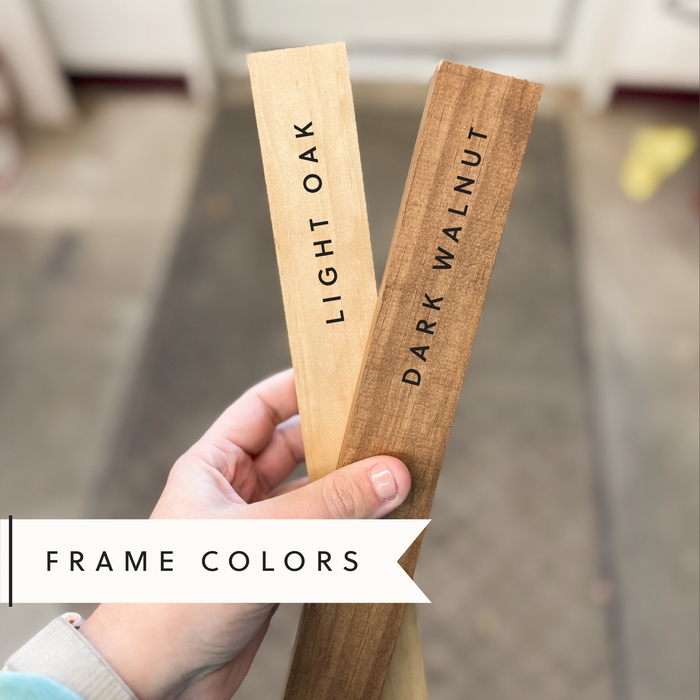 Matilda  Wall Art Wood Frame