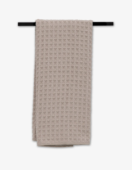 Geometry Brand Taupe Waffle Bathroom Hand Towel