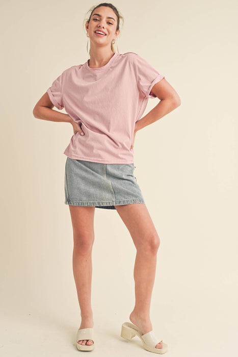 Women’s Mali Baby Tee Short Sleeve Shirt | Everyday Boutique Fashion