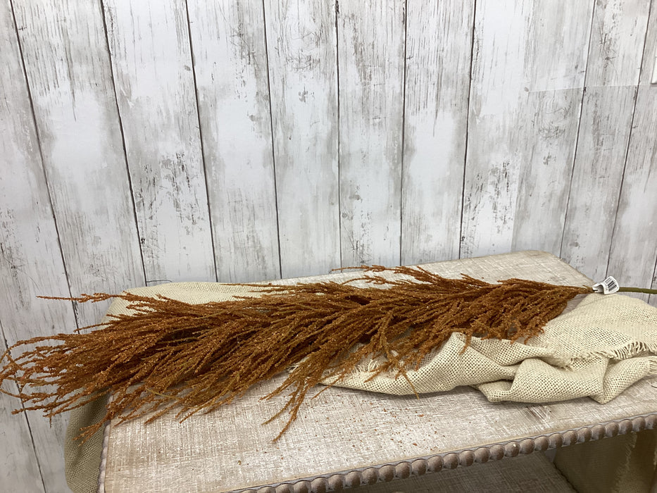 Artificial Textured Rust Pampas Grass 33"