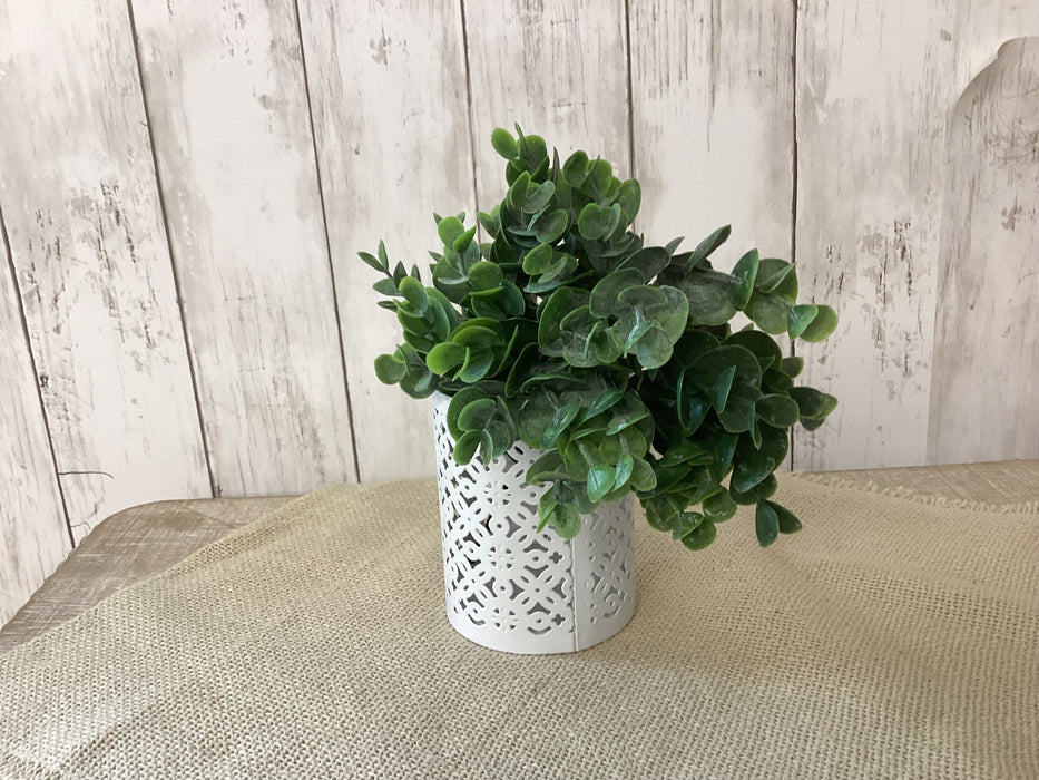 Artificial Petite Greens in planter w/ Everday Collection