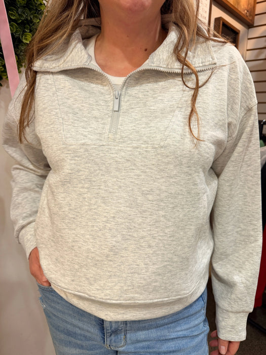 Trendy Half Zip Pullover Sweatshirt Zenana Brand  – Soft & Stretchy, 4 Colors | Women’s & Girls | Heartland Store MN