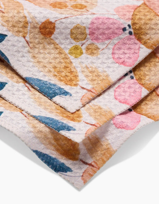 Geometry Brand Sleepy Fields Dishcloth Kitchen Set of 3