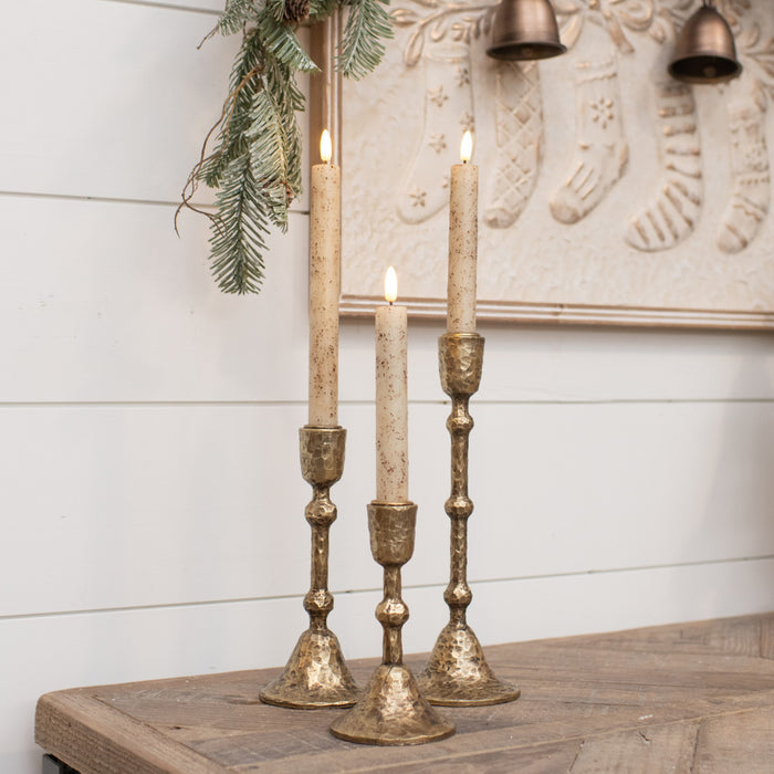 Gold Taper Candle Holder