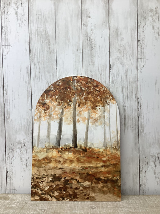 Autumn Forest 2, Arch Decor, Fall Wall Art