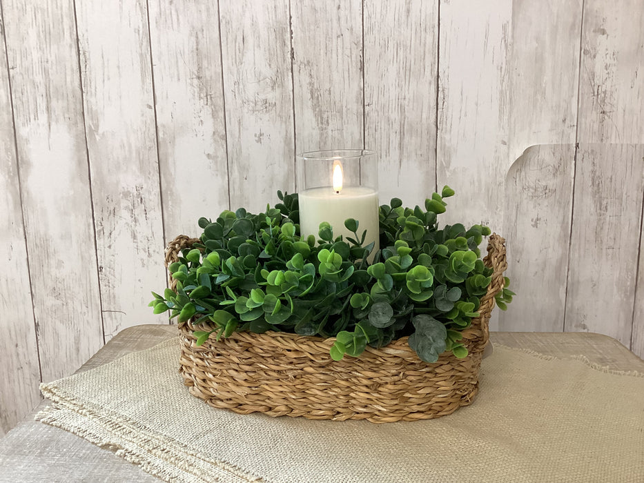 Natural Seagrass Basket w/ Everday Collection