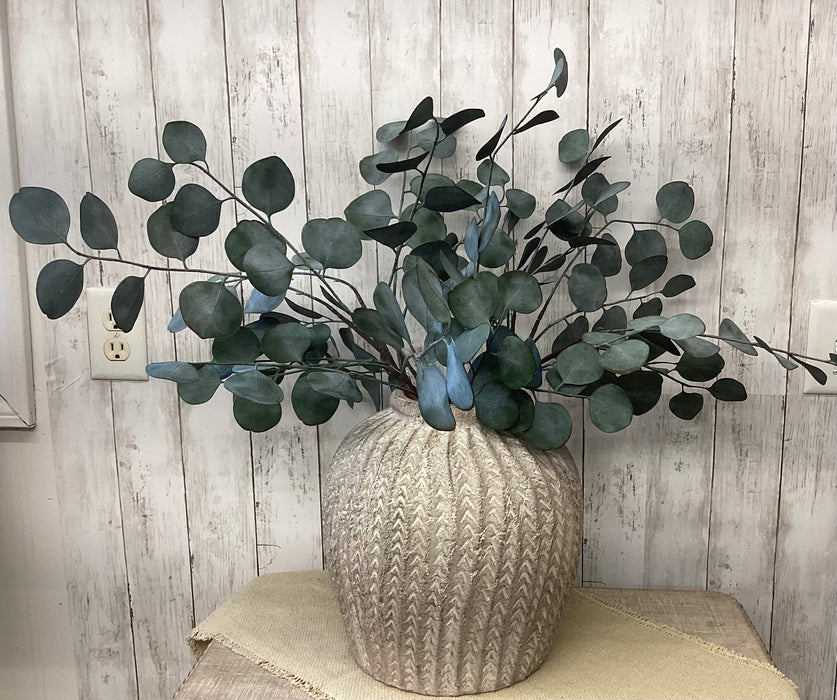 Artificial 33" Real Touch Silver Dollar Eucalyptus