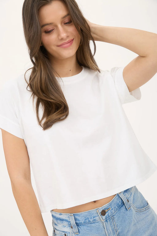 Soft women’s tee with relaxed fit – boutique style from Heartland Store MN