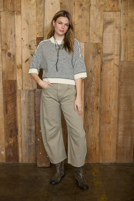 Women’s Short Sleeve Knit Top – Trendy Sweater | Heartland Store MN