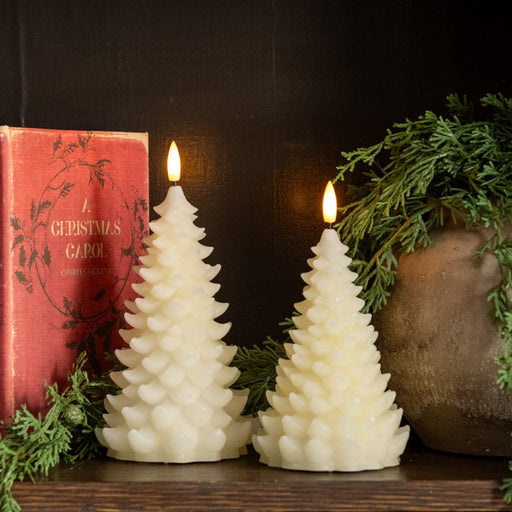 3D flame balsam tree candle – perfect for Minnesota home styling