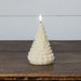 Battery-operated cream balsam tree candle with timer – Heartland Store MN