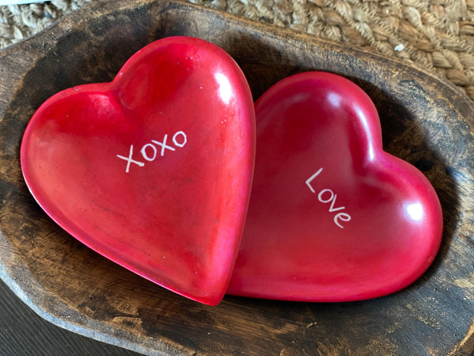Soapstone Heart Dish