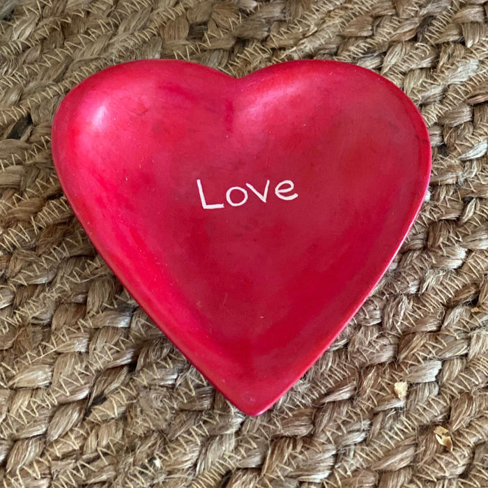 Soapstone Heart Dish