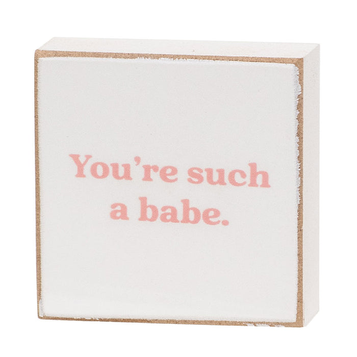 Valentines Day 2" Square Block - 4 Options