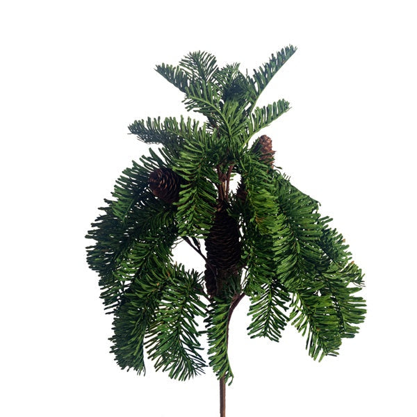 Artificial Hemlock Pine w/ Pinecones  Stems