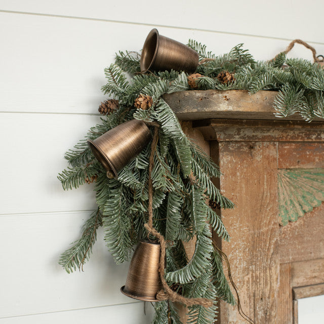 55" Bronze Bell Garland