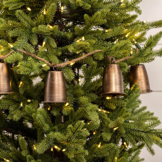 55" Bronze Bell Garland